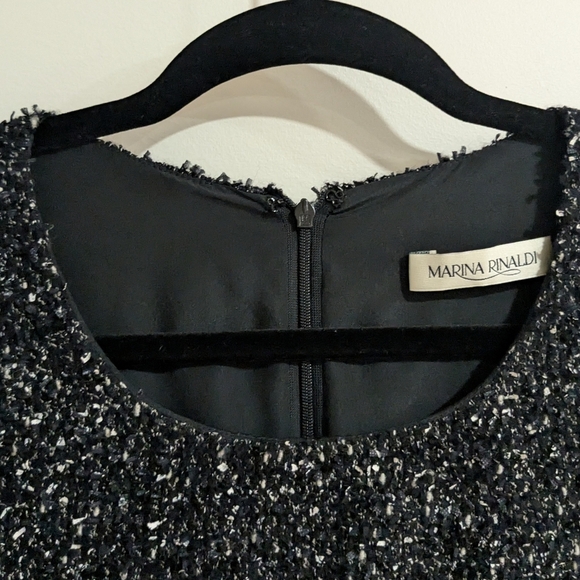 Marina Rinaldi Mixed Media Shift Dress - Picture 3 of 7